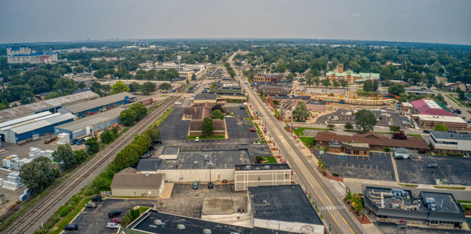 Aerial Of Grandville